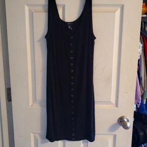 Forever 21 black button up dress